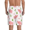 thumbnail image 3 of Gaeub Funny Little Pigs Printed Men's Short Pajama Pants, Lightweight Lounge & Sleep Bottoms Keep You Cool - Medium, 3 of 9