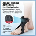thumbnail image 4 of Adjustable Foot Drop Orthosis Brace with Walking and Ankle Stability for Air Cushion Lightweight Stabilizer Fits Inside Shoes, 4 of 6