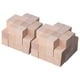 thumbnail image 3 of 250 piezas de bloques de construcción pequeños, bloques de madera sin terminar, bloques cúbicos, bloques de construcción sin pintar para niños, 3 of 8