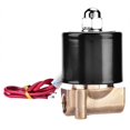 thumbnail image 1 of Válvula solenoide eléctrica de 110 V G1 / 4", válvula solenoide normalmente cerrada de latón de acción directa, válvula de 2 posiciones y 2 vías, para aceite, agua,aire y gas Unbranded GS04648, 1 of 7