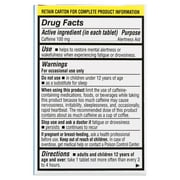 Jet-Alert Regular Strength Caffeine 100mg, 120ct Tablet