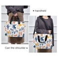 thumbnail image 6 of FORMRS 16" Laptop Bag Carrying Sleeve Case with Handle Travel Shoulder Briefcase, Tropical Jungle Vibes, 6 of 8