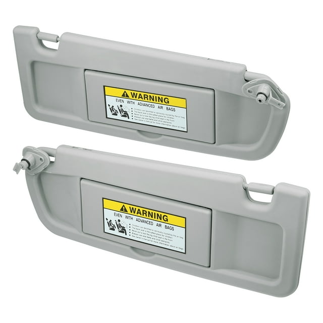 2 uds visera lateral izquierda derecha con espejo 83280-SNA-A01ZC 83230-SNA-A01ZC para Honda Civic gris claro Unique Bargains