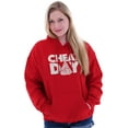 thumbnail image 4 of Cheat Day Pizza Fitness Food Craving Unisex Plus Size Hoodie Brisco Brands 3X, 4 of 6