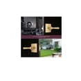 thumbnail image 4 of Wilshire Brushed Gold Keyed Entry Door Handle with Rectangle Rose Featuring Dual Keyway LS6XMFSJYYM, 4 of 6
