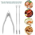 thumbnail image 3 of Dioche Lobster Shell Cracker,Stainless Steel Lobster Crab Cracker Shell Claw Seafood Forks Nuts Opener Kitchen Gadgets, Crab Cracker, 3 of 8