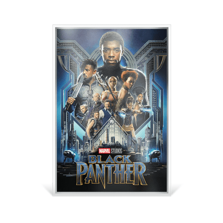 2025 Agoro Marvel Infinity Saga Phase-3 Black Panther 1.5 oz Sliver Foil