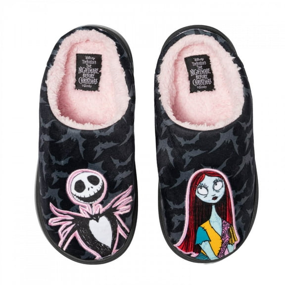 Nightmare Before Christmas Jack and Sally Women's Clog Slippers-S 5/6