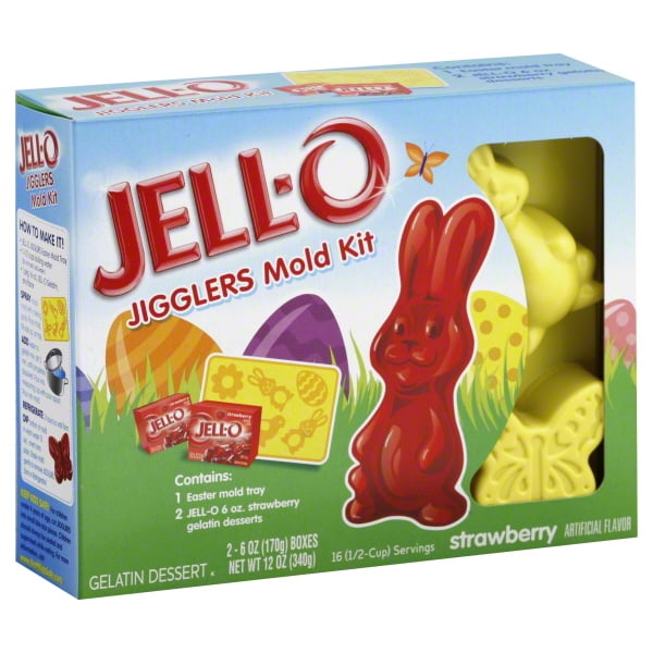 JellO Jigglers Mold Kit Easter 12 oz Box