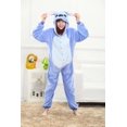 thumbnail image 1 of Kugurumi-Conjunto de Pijama de unicornio para mujer, ropa de dormir de franela con dibujos animados de Panda y Stitch, para Navidad e Invierno, 1 of 4