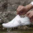 thumbnail image 5 of Quick Dry Water Shoes for Men Barefoot Diving Snorkeling Shoes Soft Sole Outdoor Beach Swim Creek Non Footwear White 46, 5 of 7