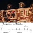 thumbnail image 2 of Luces navideñas TW SHINE que cambian de color, 66 m, 200 LED RGB, 2 of 7