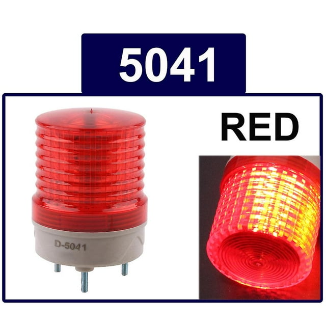 Mini Signal Warning Lamp Flashing Light DC12/24V AC110/220V High Brightness LED Red Green Yellow Blue No Buzzer For Machine-Vinsniv