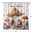 thumbnail image 5 of Merry Christmas Bath Curtain,Gnomes Short Shower Curtains Standard Bathroom Curtains for Home Bathroom Decor Christmas (72x72in), 5 of 5