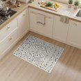 thumbnail image 2 of ODIKA 3'x5' Washable Area Rug Non-Slip, Flatweave, Easy Care Purple Allover Lilac Lattice Featuring Repeating Vine Motifs for Hallway, Laundry Room, 2 of 7