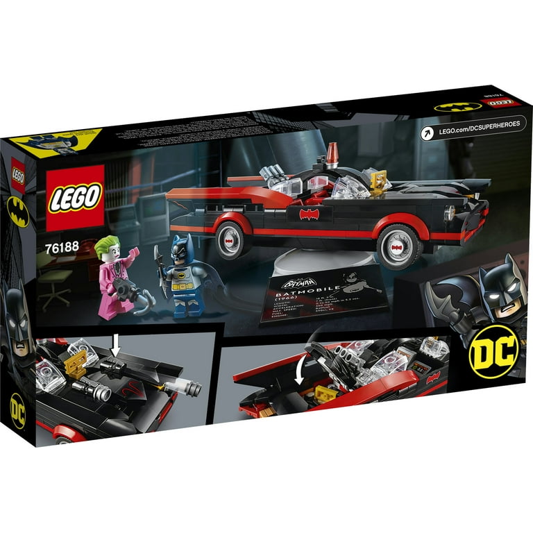 LEGO DC Batman Batman Classic TV Series Batmobile 76188 Building Toy 345 Pieces
