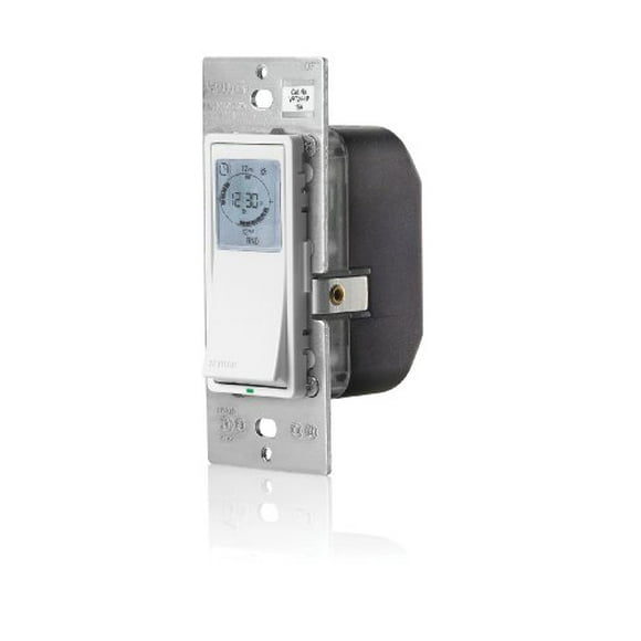 Leviton VPT24-1PZ Vizia 24-Hour Programmable Indoor Timer with Astronomical Clock, 1-Pack