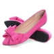 thumbnail image 3 of Zapatillas de ballet TN TANGNEST, a la moda, para mujer, con lazo, rosa y rojo, 3 of 7