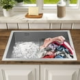 thumbnail image 3 of TFCFL Modern Stainless Steel Laundry Sink Wash Basin With Washboard Laundry Utility Sink, 3 of 16