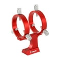 thumbnail image 3 of Soporte para telescopio buscador, tornillos de fijación para astrofotografía, liberación rápida, ajustable Rojo, 3 of 8