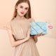 thumbnail image 5 of Organizador portátil para mujer con bolsa de cosméticos | Bolsa de almacenamiento pequeña impermeable de poliéster | Monedero, Funda para auriculares | Azul Claro, Rosa, Blanco, Morado, Verde |, 5 of 6