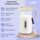 thumbnail image 2 of Jarra para almacenar leche materna Masontops 710 ml con termómetro, 2 of 6