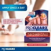 Pro Clearz Fungal Shield Brush-On Antifungal Liquid, Maximum Strength, 1 oz