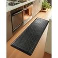 thumbnail image 3 of Unique Loom Comfort Mat Collection - Lattice (2'  x 5' Rectangle Black), 3 of 5