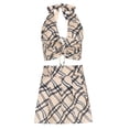 thumbnail image 2 of Falda plisada falda estampada cuadros negra L, 2 of 8