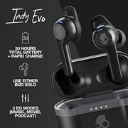 Skullcandy Indy Evo True Wireless In-Ear Headphones, New, Black