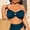 Green, variant on Top-kevin Womens Plus Size Bikini Set - Tummy Control, High Waisted 2 Piece Swimsuits Bathing Suits