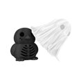 thumbnail image 2 of De Pingüino esqueleto realista impreso en 3D con capa fantasma, elegancia artística para una decoración del hogar moderna y significativa, 2 of 4