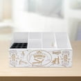 thumbnail image 4 of Estuche portaherramientas de peluquero Yuyangstore Caja de almacenamiento de Suministros de peluquería Blanco, 4 of 8