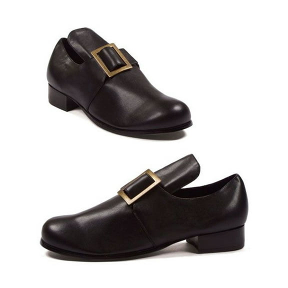 Ellie Shoes Black Colonial Loafer Shoes for Adults, Men's size 12-13