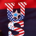thumbnail image 5 of 4th of July Table Decorations for Home Inside Patriotic Table Decor Wooden Table Centerpieces Sign Independence Day Table Topper for 4th of July Party Desk Home Decor, 5 of 5