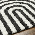 thumbnail image 6 of Mark&Day Area Rugs, 5x7 Toshiba Modern Shag Ivory/Black Area Rug, Ivory Black Carpet for Living Room, Bedroom or Kitchen (5'3" x 7'), 6 of 6