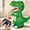 Green, variant on Inflatable Remote Control Dinosaur Toy, Walking T-Rex with LED Eyes and Sound Effects, One-Click Auto Inflate RC Dino with 2.4GHz Remote for Indoor Outdoor Fun