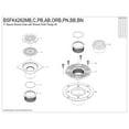 thumbnail image 3 of Kingston BSFK4262C Watercourse 4-Inch Brass Square Grid Shower Drain with Hair Strainer and Base Flange in Polished Chrome, 3 of 5