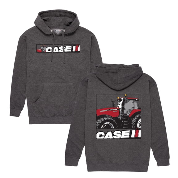 CaseIH Logo Stripe - CASE IH International Harvester Men's Pullover Hoodie