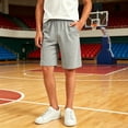 thumbnail image 2 of Loopsun Kids Boys Shorts 3 to 15 Years High Waist Pockets Outdoor Running Knee Length Pants, 2 of 5