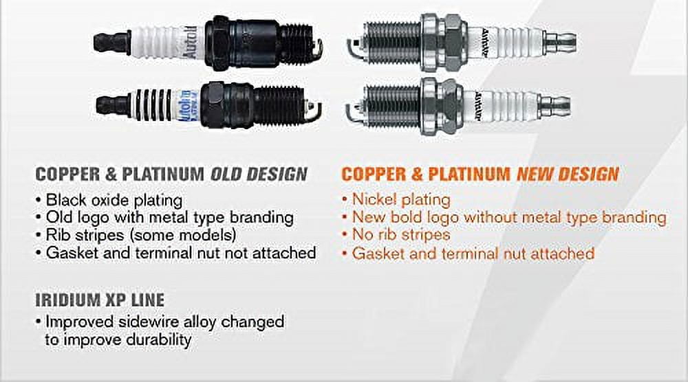 Autolite (4 Pack) Genuine Small Engine Copper Core Spark Plugs # 254-4PK