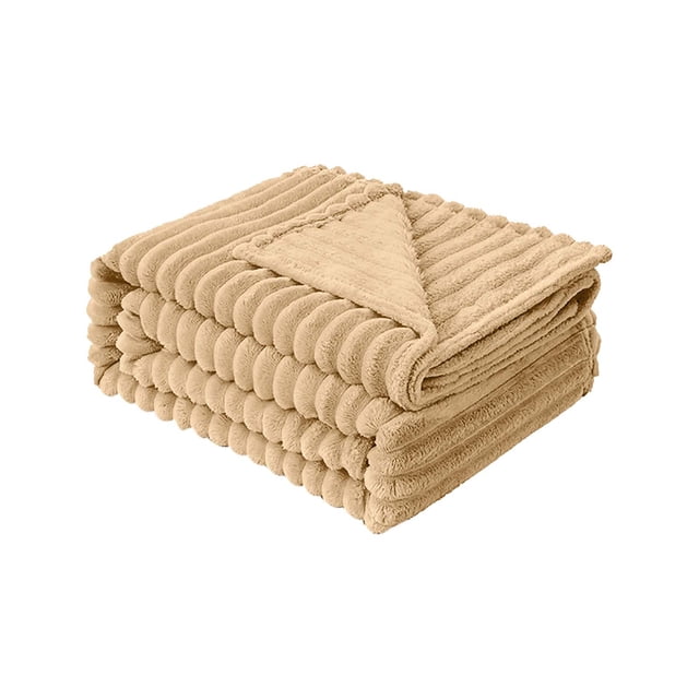 The Office Blanket, Thickened Flannel Drawstring Sofa Blankets for Living Room Student Nap and All Season Use