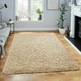 thumbnail image 4 of IR Imperial Rooms Shaggy Rug 3x5ft for Hallway, Ultra Soft Modern Area Shag Floor Carpet Beige, 4 of 10