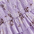 thumbnail image 6 of KPOPLK Newborn Baby Girl Summer Clothes 2Pcs Floral Embroidery Shorts Set Cute Baby Girl Outfit Set(18-24 Months,Light Purple), 6 of 9