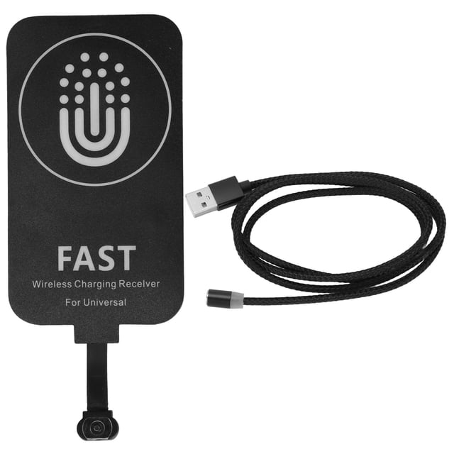 Wireless Charging Adapter, Type C Wireless Charger MCU And IC Chip Overvoltage Protection Ultra Thin With Magnetic Charging Line For Mobilephone For Traveling 5W,10W