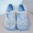 thumbnail image 5 of REDARER Girls' Soft Sole Shoes with Rhinestones,14, 5 of 9
