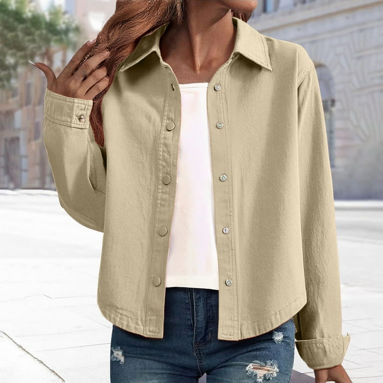 iHPH7 Jean Jacket Women Jeans Jacket for Women Womens Denim Jacket