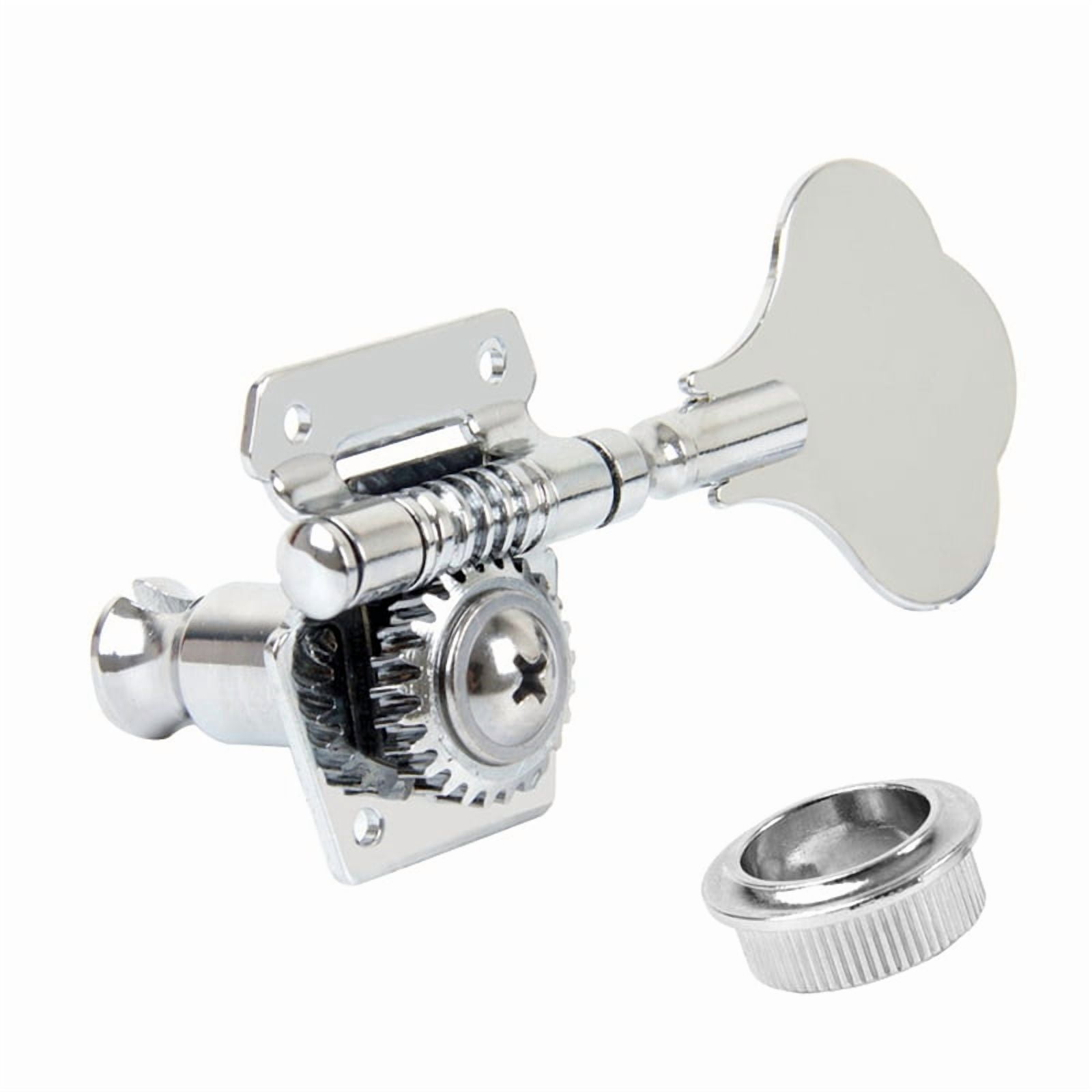 16Pcs Guitar Tuning Pegs Electric Tuner Peg Guitar Open Gear Tuning Pegs Machine Heads Silver