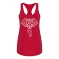 thumbnail image 1 of Henna Elephant Head  Tank Women -Image by Shutterstock, Female Small, 1 of 2