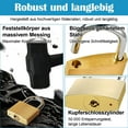 thumbnail image 5 of Sticker -2pcs 30mm Small Padlock - Brass, 5 of 7